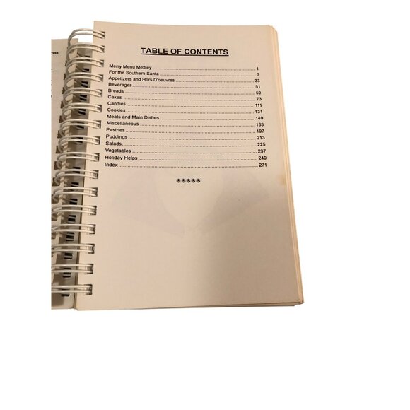 KUBs Christmas Kitchens Remembered Cookbook  Spiral-Bound  Holiday Recipes Tips - Picture 8 of 12